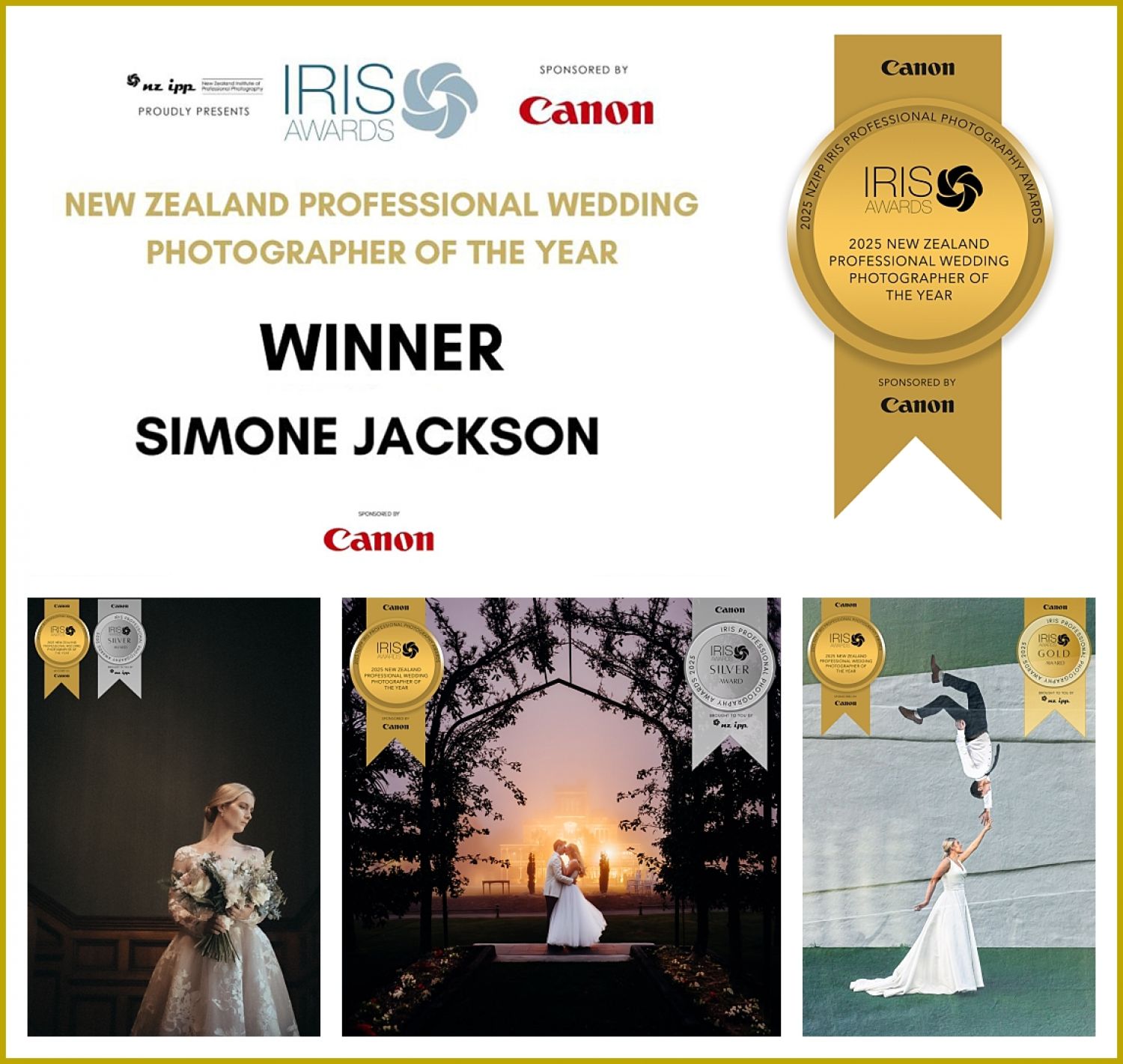 2025 NZ Wedding Photographer of the Year!